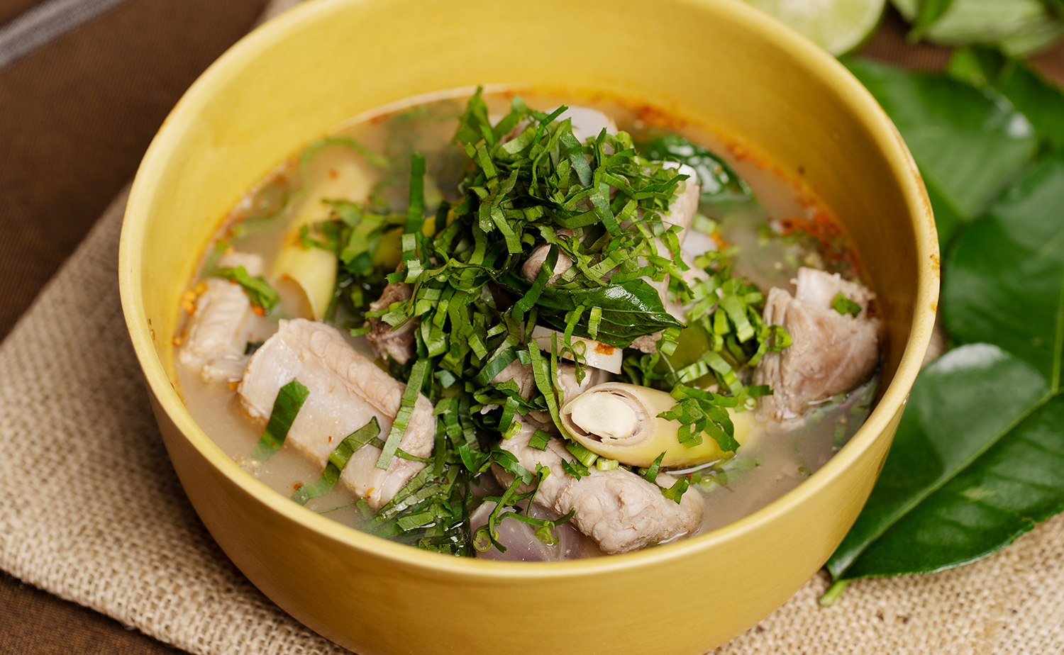 Fiery Pork Ribs Broth